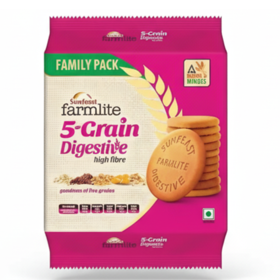 sunfeast farmlite 5-grain digestive high fibre biscuits 800 gm Mrp -₹  240